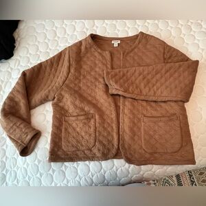 Tan j crew lady jacket